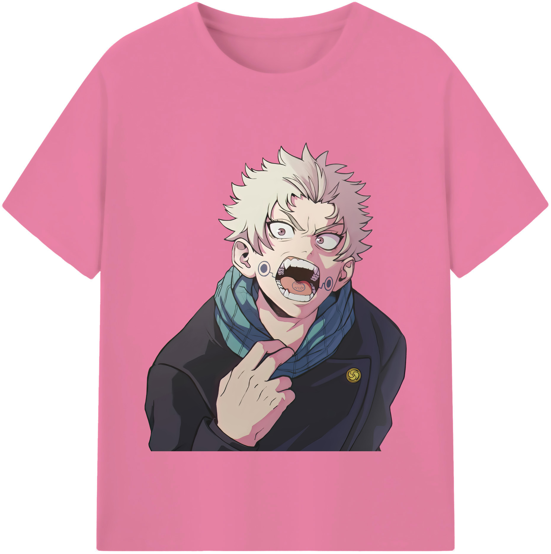 （画像用） 呪術廻戦 Jujutsu Kaisen 綿100％半袖Tシャツ（フロントプリント）